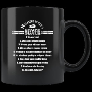 Reasons To Date a Boxer (mug)