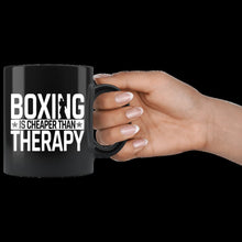 Load image into Gallery viewer, Boxing is Therapy (mug)