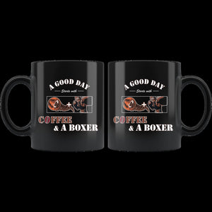 A Good Day Starts with a Coffee & a Boxer (mug)