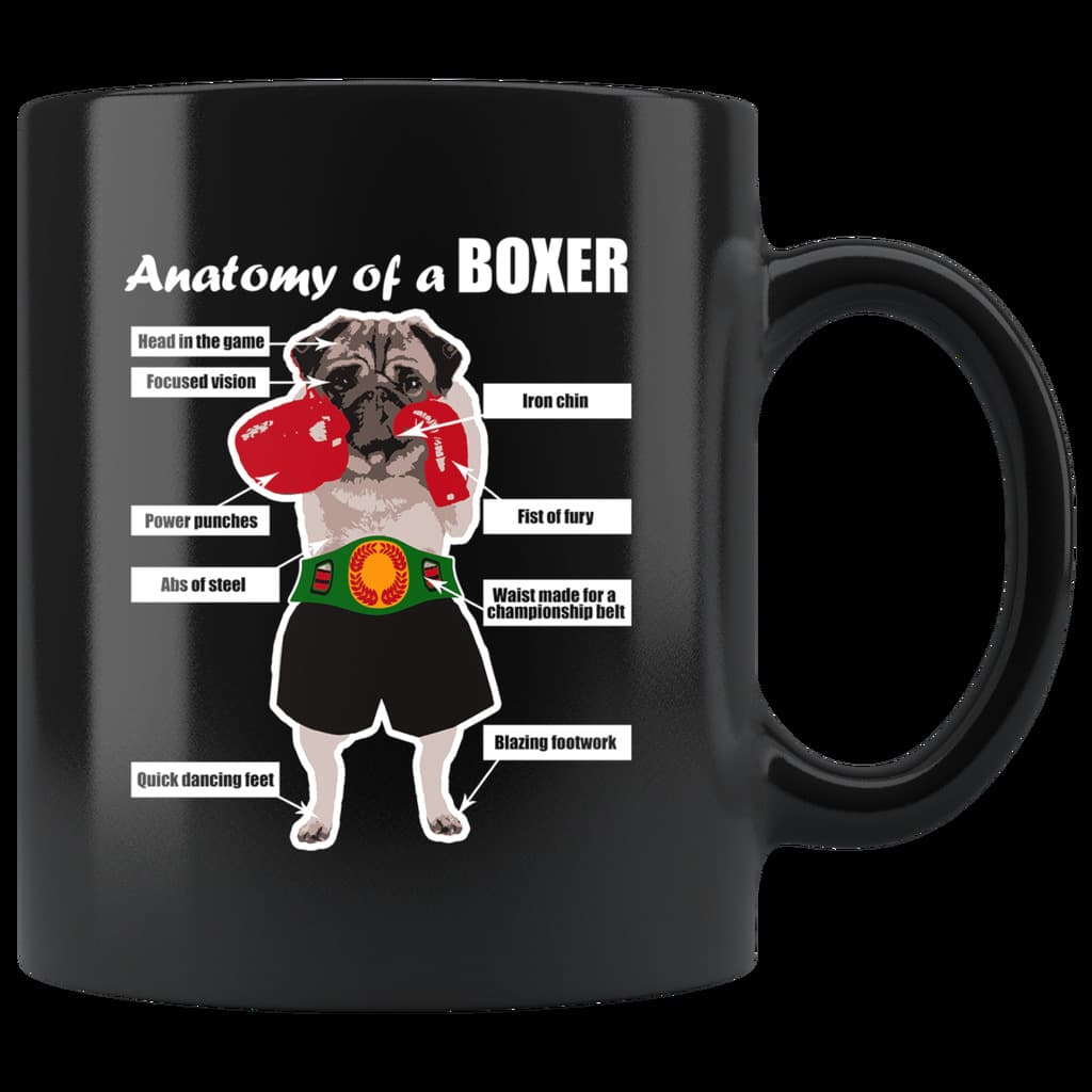 Anatomy of a Boxer (mug)