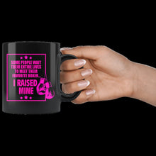 Load image into Gallery viewer, I Raised Mine (pink mug)